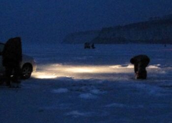 Зимова рибалка на морі в негоду Звіт